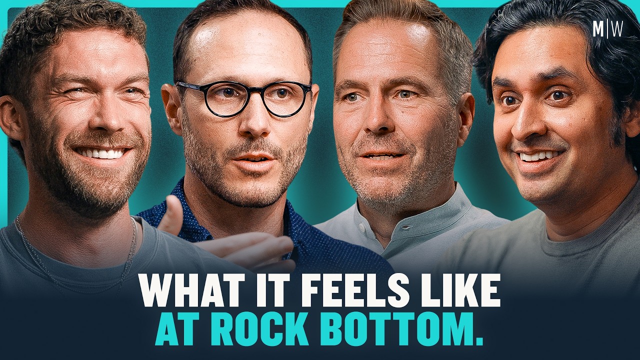 4 Men Share How They Hit Rock Bottom (and got out) - Dr K, Joe Hudson & Connor Beaton episode