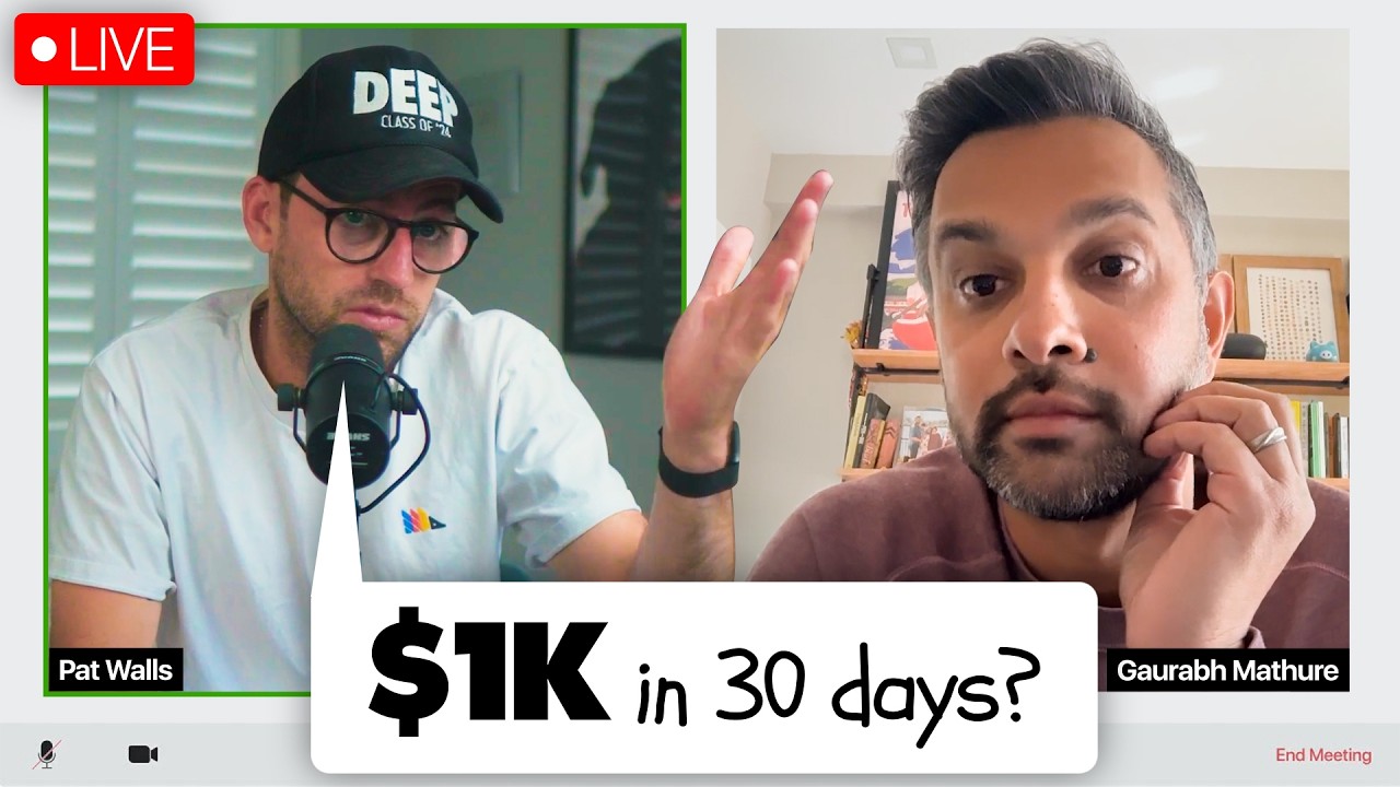 He built 100 apps and made $0. Can he fix it in 30 days? episode