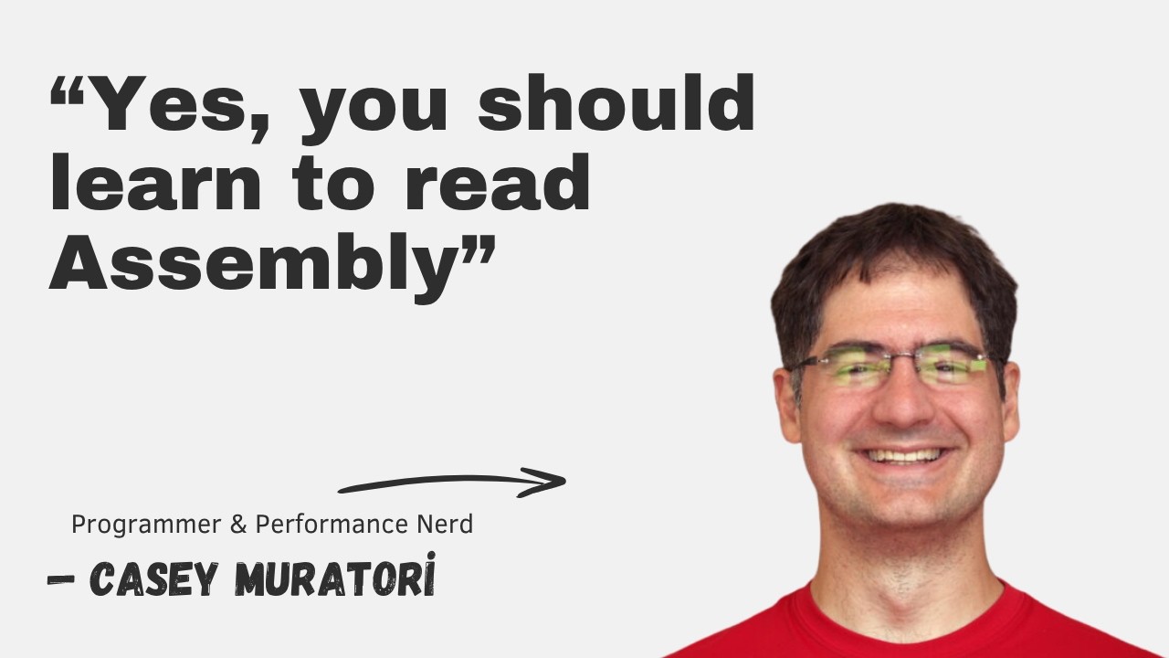 Why performant code matters (but gets widely ignored), with Casey Muratori episode